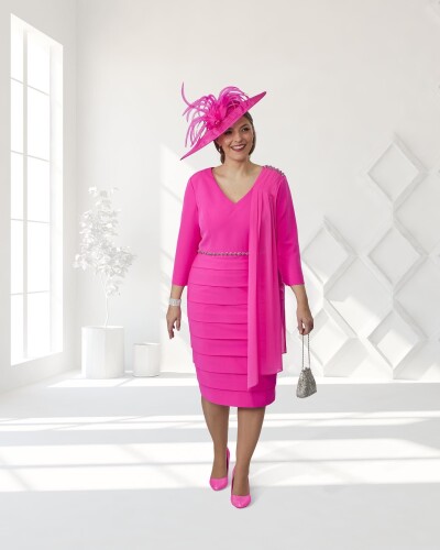  “Dressed Up” Veromia jazz pink dress  thumbnail