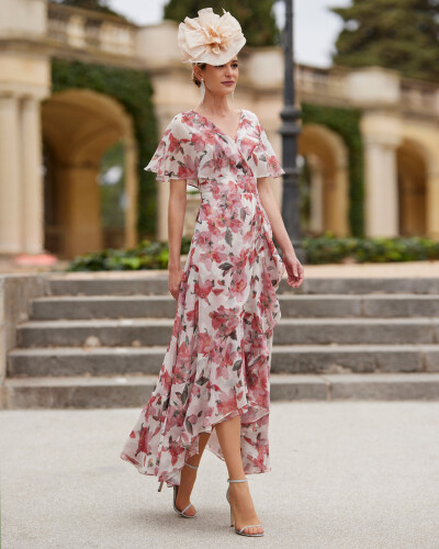 *NEW IN* Couture Club Berm printed floral wrap style dress thumbnail
