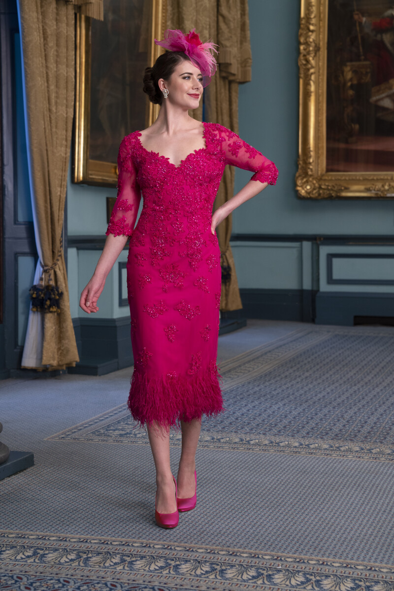 Framboise StandAlone Dress Elegant Occasionwear Mary's Of Enfield